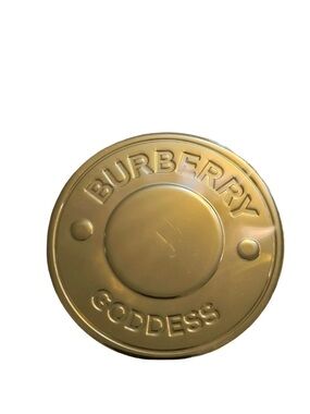 Burberry Metallic Gold Round Compact
